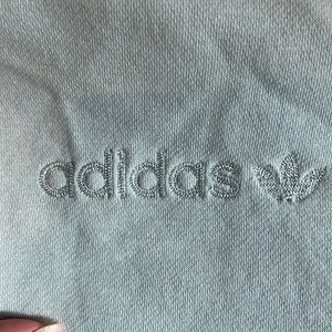Adidas mint green matching sweatpants and sweatshirt